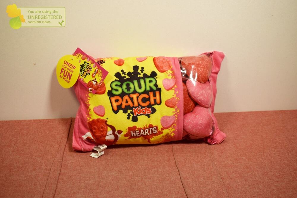 Iscream Sour Patch Kids Hearts Stuffed Animal